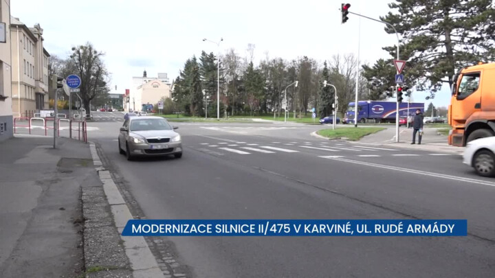 Správa silnic MSK chystá rekonstrukci a modernizaci silnice II/475 v Karviné na ulici Rudé Armády