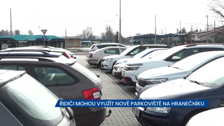 Řidiči mohou parkovat na novém odstavném P+R parkovišti na Hranečníku v Ostravě