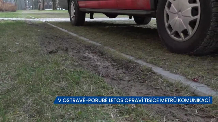 V Porubě chystají opravu komunikací, neukáznění řidiči tam parkují na chodnících
