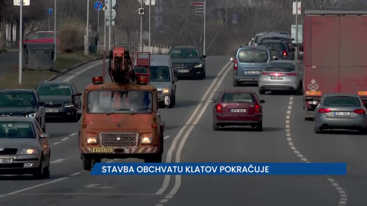 Stavba obchvatu Klatov pokračuje, hlavní tepna Plzeňská je výrazně přetížená