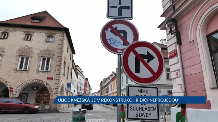 V ulici Kněžská platí uzavírka, důvodem je havárie inženýrských sítí