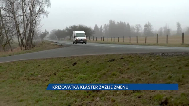 Křižovatka Klášter zažije změnu