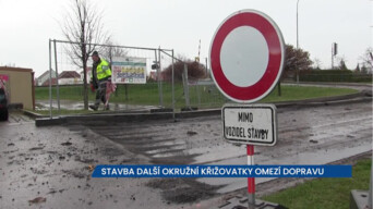 Stavba další okružní křižovatky omezí dopravu ve Veselí nad Moravou