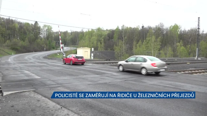 Policisté se zaměřují na řidiče na železničních přejezdech