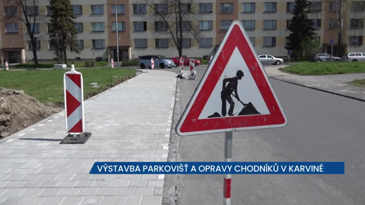 Při projíždění kolem oprav v Karviné by měli být lidé i řidiči pozorní