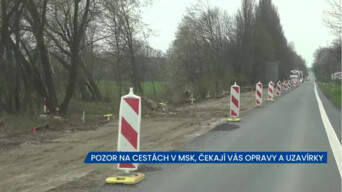 Pozor na cestách v Moravskoslezském kraji, čekají vás opravy a uzavírky