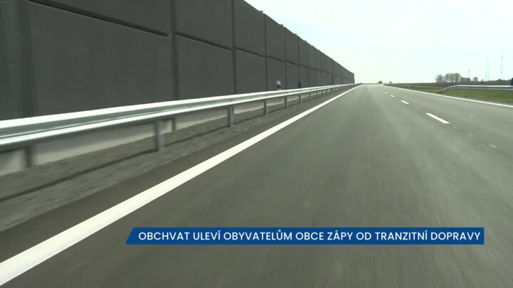 Obchvat uleví obyvatelům obce Zápy od tranzitní dopravy
