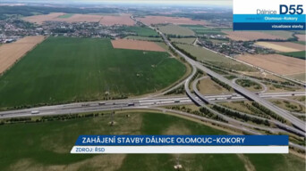 Zahájení stavby dálnice Olomouc - Kokory, hotovo má být v roce 2025