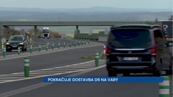 Pokračuje dostavba D6 na Vary, práce probíhají intenzivně, brzy se uleví řidičům