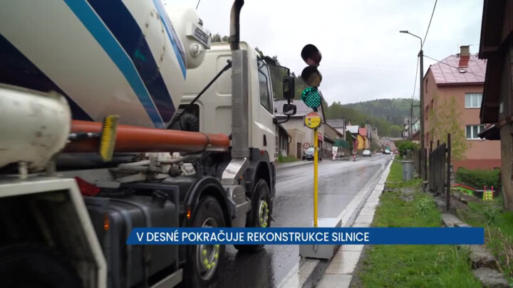 ŘSD v Desné pokračuje s opravou silnice