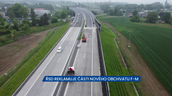 ŘSD reklamuje části nového obchvatu Frýdku-Místku, na místě jsou dopravní omezení
