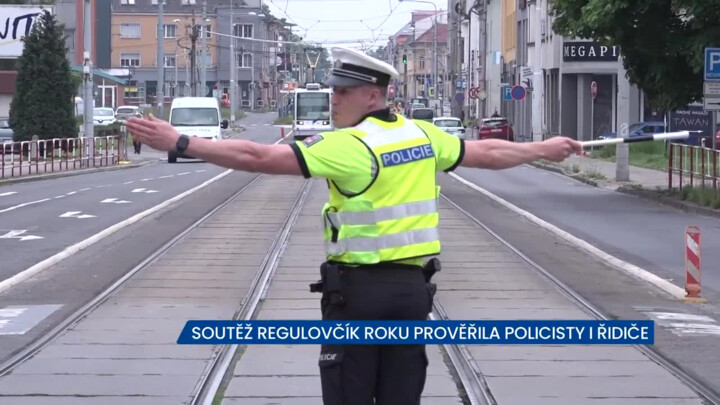 Soutěž Regulovčík roku prověřila dopravní policisty i řidiče v Ostravě