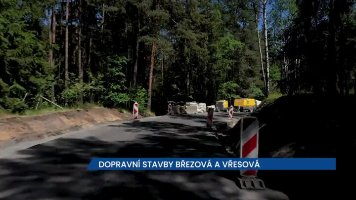 Dopravní stavby v Březové a Vřesové na Karlovarsku, na co by řidiči měli dát pozor?