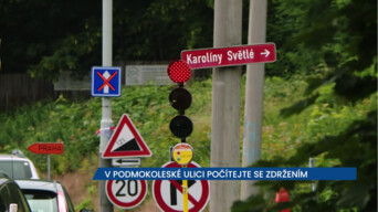 V Podmokelské ulici v Ústí nad Labem počítejte se zdržením, probíhá rozsáhla stavba pětiramenné křižovatky