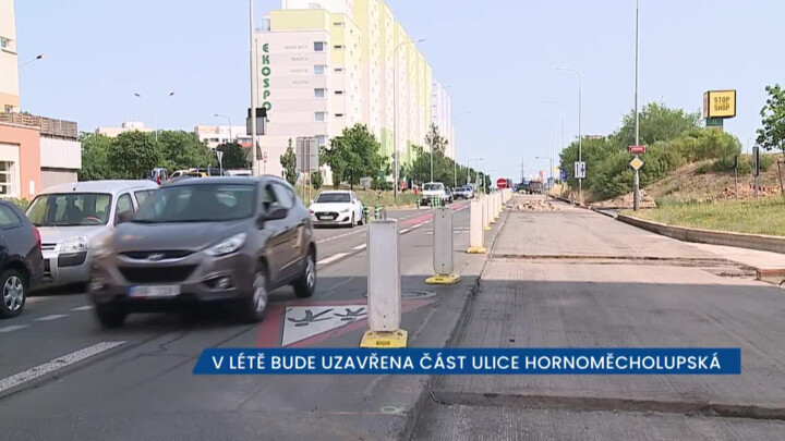 Je uzavřena část ulice Hornoměcholupská v Praze 15, ve špičce počítejte se zdržením 10–30 minut