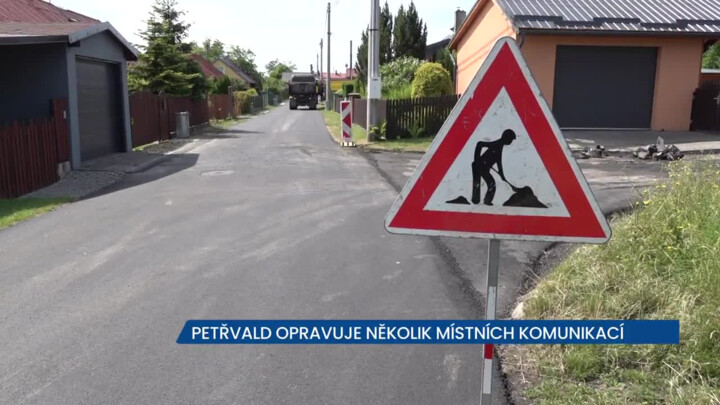 Petřvald opravuje několik místních komunikací najednou, rekonstrukce omezuje řidiče
