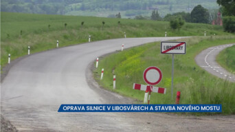 Zlínský kraj opravuje silnici v Libosvárech a staví nový most, na řidiče čekají uzavírky