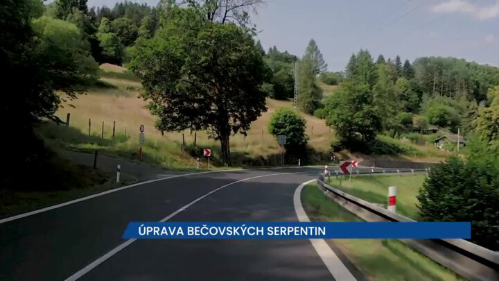 ŘSD upraví nebezpečné serpentiny před Bečovem nad Teplou na Karlovarsku