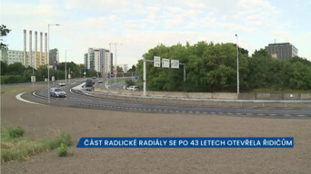 Část Radlické radiály se po 43 letech otevřela řidičům