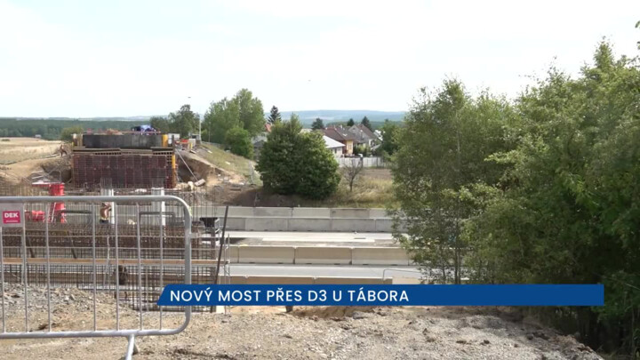 Uzavírka silnice II/137 kvůli stavbě mostu přes dálnici D3 potrvá do konce listopadu