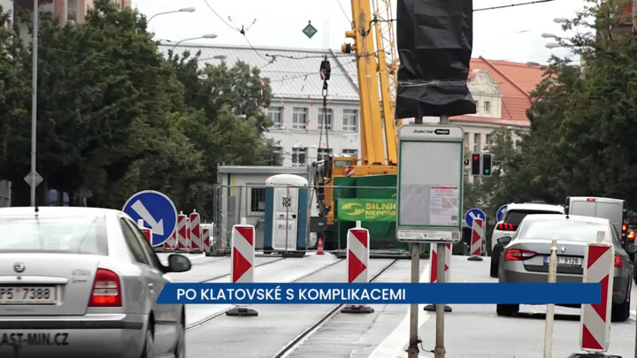 Po Klatovské v Plzni se jezdí s komplikacemi