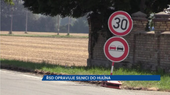 ŘSD opravuje silnici mezi Kroměříží a Hulínem, na místě je třicítka