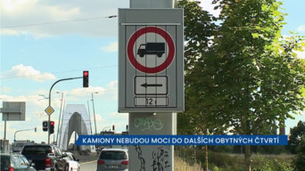 Kamiony nebudou moci do dalších rezidenčních čtvrtí v Praze