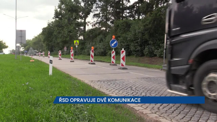 ŘSD opravuje dvě komunikace na silnici I/54 ve Veselí nad Moravou