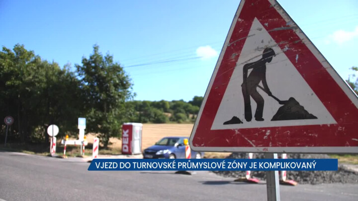 Vjezd do průmyslové zóny v Turnově je komplikovaný