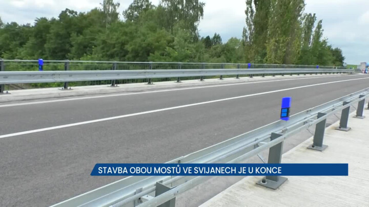 Stavba obou mostů ve Svijanech skončila, řidiči mohou projet