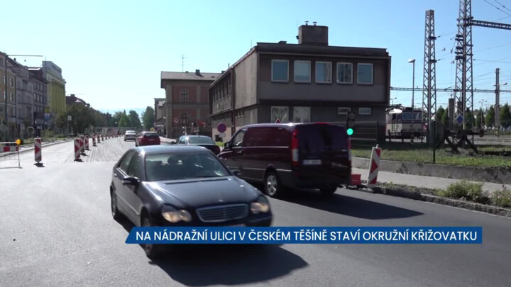 Na Nádražní ulici v Českém Těšíně přibude miniokružní křižovatka