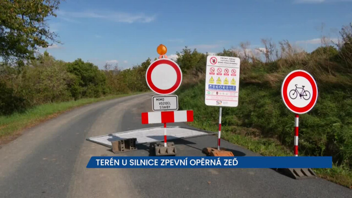 Zcela neprůjezdná je silnice mezi Tučapy a Boršicemi na Uherskohradišťsku