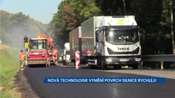 Probíhá oprava silnice mezi Biskupicemi a Hřivínovým Újezdem, řidiči by se měli úseku vyhnout