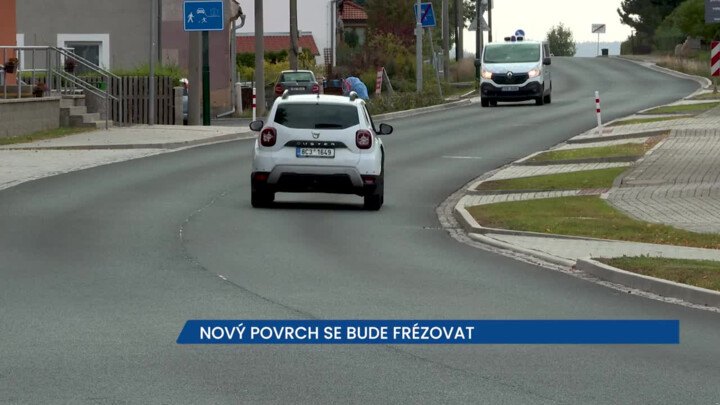 Nový povrch na hlavním tahu z Plzně na Karlovy Vary se bude frézovat