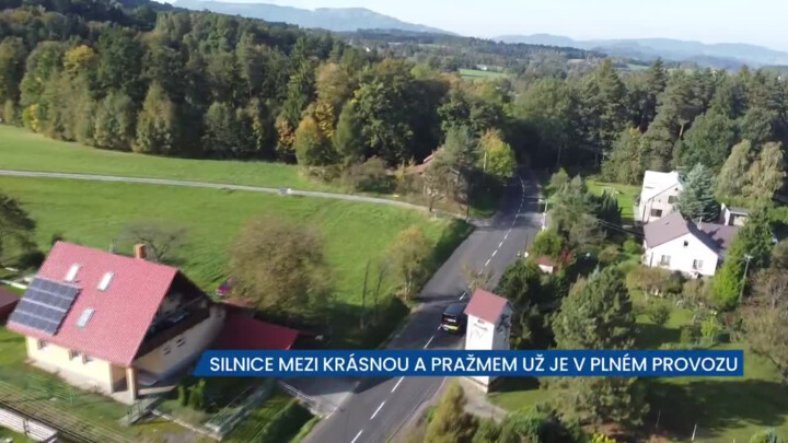 Silnice mezi Krásnou a Pražmem už je v plném provozu