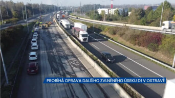 Na D1 v Ostravě dejte pozor, ŘSD nechalo opravit další zvlněný úsek dálnice