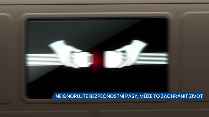 Neignorujte bezpečnostní pásy, mohou vám zachránit život