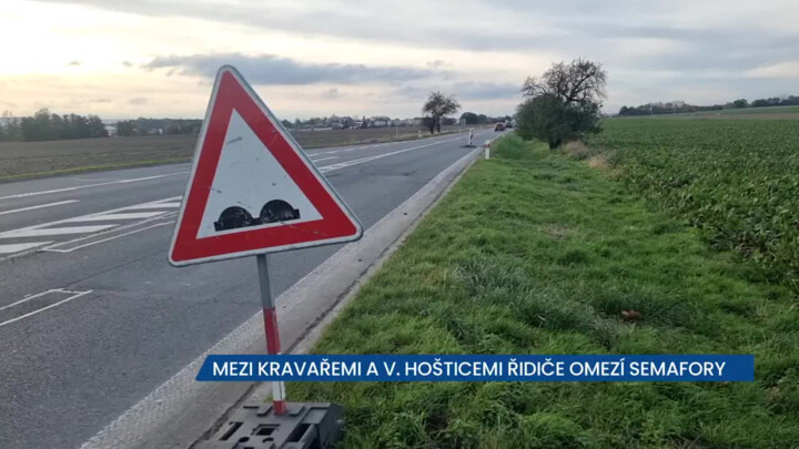 Mezi Kravařemi a Velkými Hošticemi řidiče omezí semafory