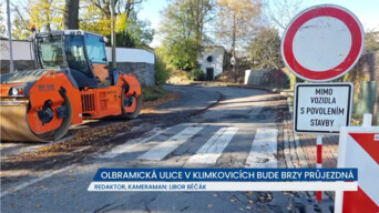 Objíždění v Klimkovicích končí, Olbramická ulice bude brzy opravená, na místě je ale stále třeba opatrnost