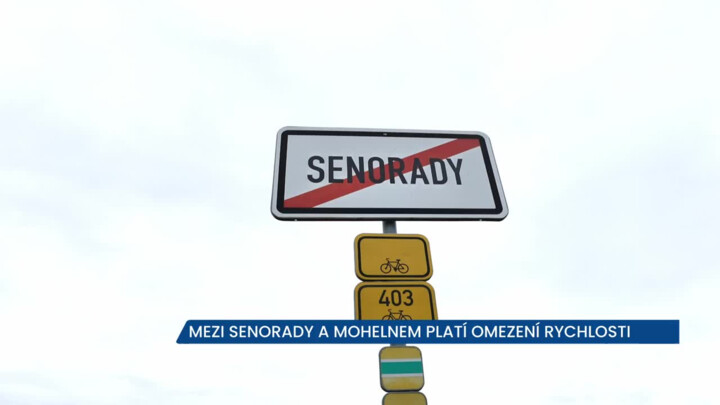 Dopravu v Senoradech komplikují práce na silnici, dejte pozor na pracovníky stavby