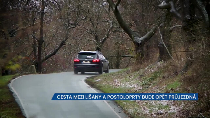 Cesta mezi Lišany a Postoloprty bude opět průjezdná, práce by měly být dokončeny v termínu