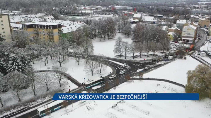 Křižovatka ulic Západní a Šumavská v Karlových Varech je po opravě bezpečnější