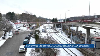 Na mostě Otakara Ševčíka bude po novém roce platit nové dopravní omezení