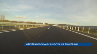 Obchvat Bludova na Šumpersku je otevřen, řidiči se vyhnout nechvalně známému Bludovskému kopci