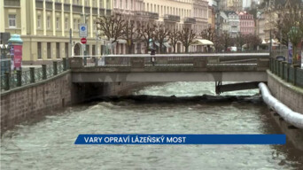 Karlovy Vary opraví Lázeňský most, pro auta se stává nebezpečný