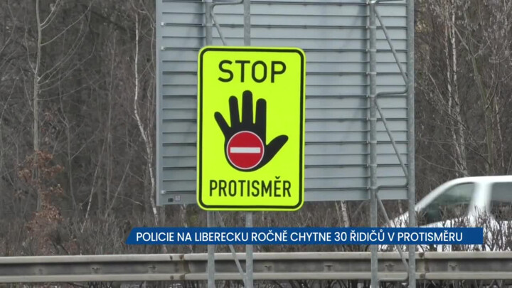 Na Liberecku je několik rizikových míst, kde auta najíždějí do protisměru