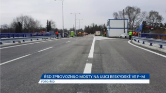 ŘSD zprovoznilo mosty na ulici Beskydské ve F-M, řidiči už mohou místem bezpečně projet