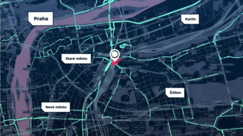 Křižovatka U Bulhara patří mezi nejnebezpečnější v Praze, pro řadu řidičů je noční můrou