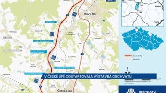 V České Lípě odstartovala výstavba obchvatu, bude měřit 1,5 km