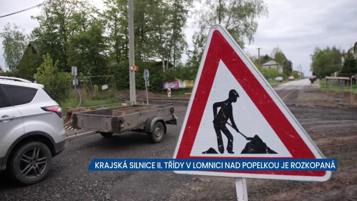 SIlnice na Košťálov se rekonstruuje, pozor na uzavírky